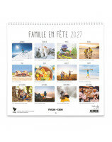 Calendrier : Famille en fête 2027 - Librairie 7 ici