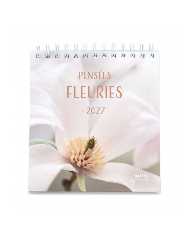 Pensées fleuries calendrier 2027 : Librairie chrétienne 7ici