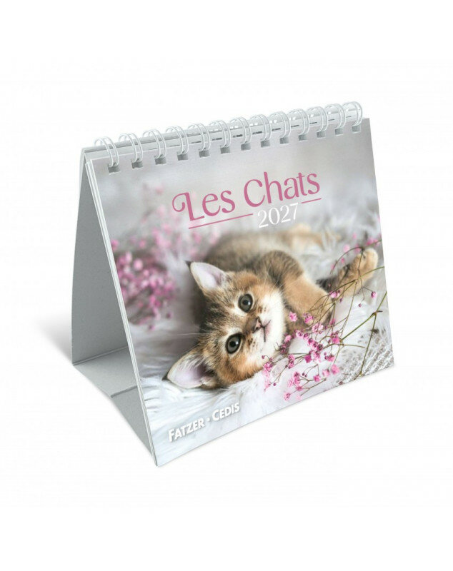 Calendrier Chats : petit format 2027 - Librairie chrétienne 7ici