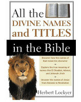 All the Divine Names and Titles in the Bible - Librairie 7ici