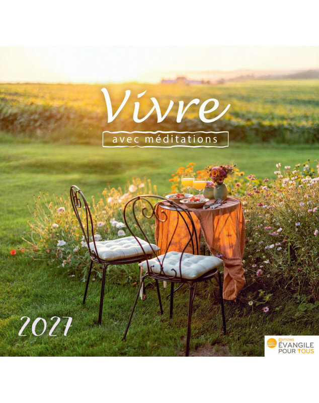 Calendrier Vivre 2027 - Librairie chrétienne 7ici