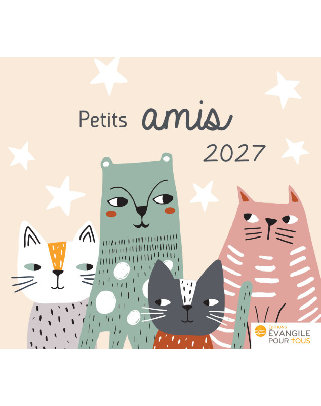 Calendrier Petits amis 2027 - Librairie chrétienne 7ici