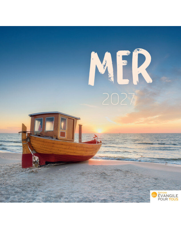 Calendrier Mer 2027 - Librairie chrétienne 7ici
