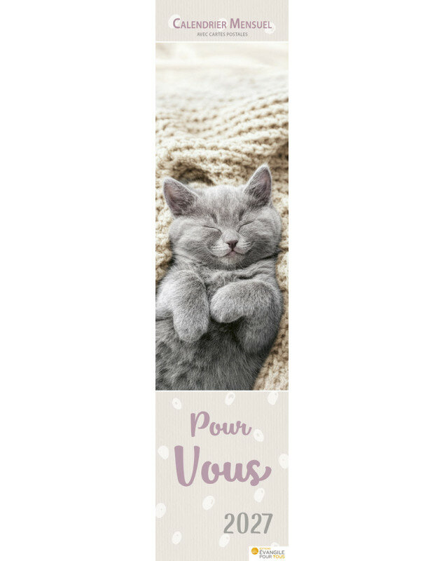 Calendrier Pour vous 2027 - Librairie 7 ici