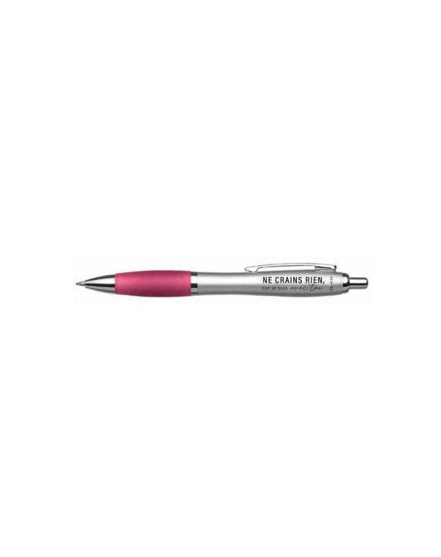 Stylo mot d'ordre 2027 rose Esaïe 41.10