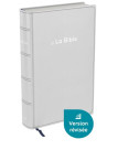 Bible Darby révisée souple gris tranche argent