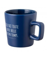 Tasse montagne "Dieu fait toute chose belle en son temps." Ecc 3.11