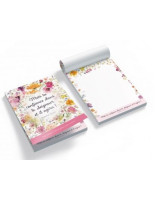 Bloc-note A6 floral