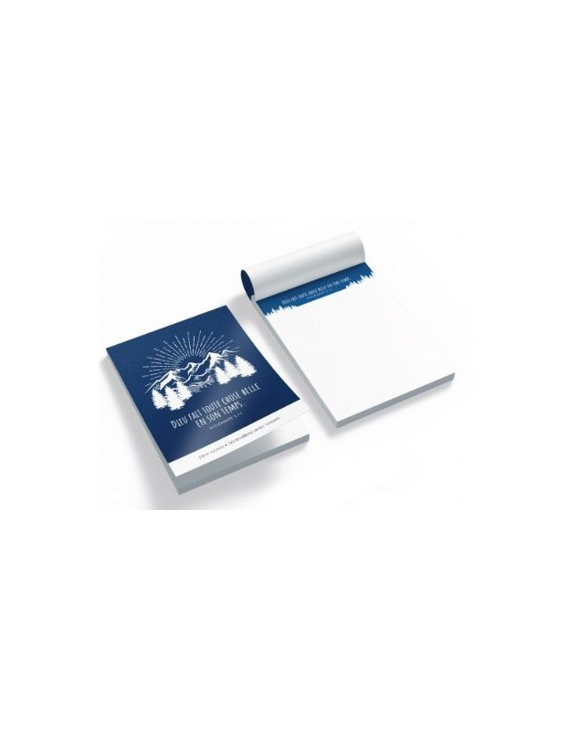 Bloc-note A6 montagne