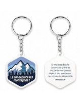 Porte-clé PVC Montagne