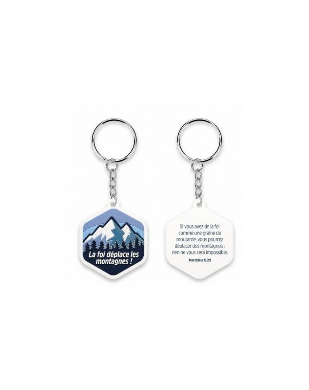 Porte-clé PVC Montagne