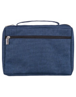 Pochette bible large bleu tissu