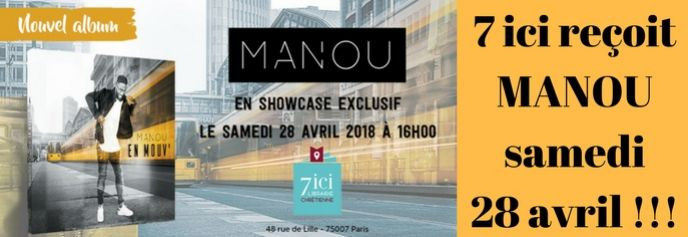 A 7ici, on écoute le dernier CD de Manou et il nous met en mouvement ! Librairie 7ici