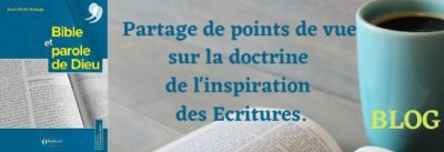 La doctrine de l ’inspiration des Écritures, sujet d ’un livre 